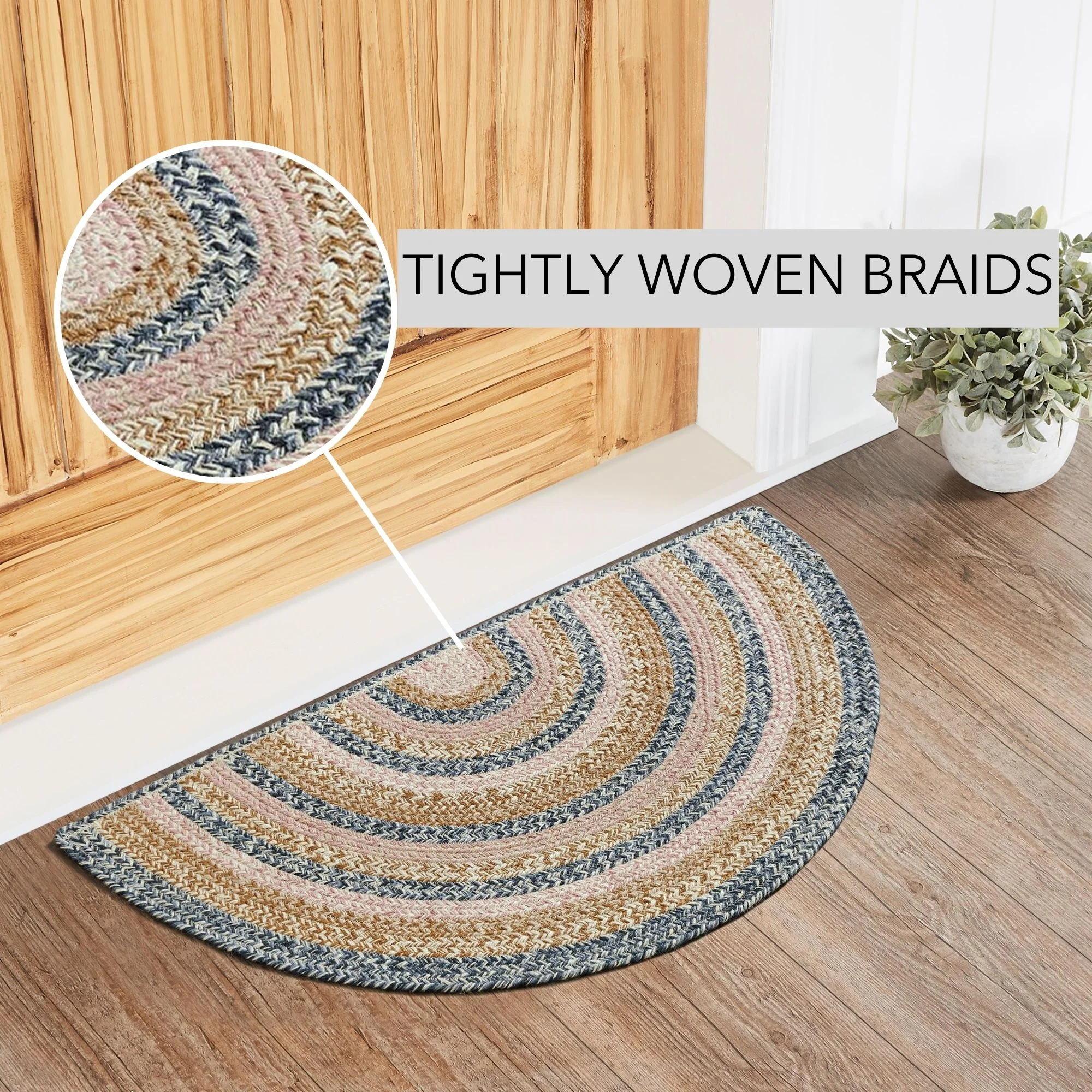 Kaila Jute Half Circle 36" Rug - Image 4
