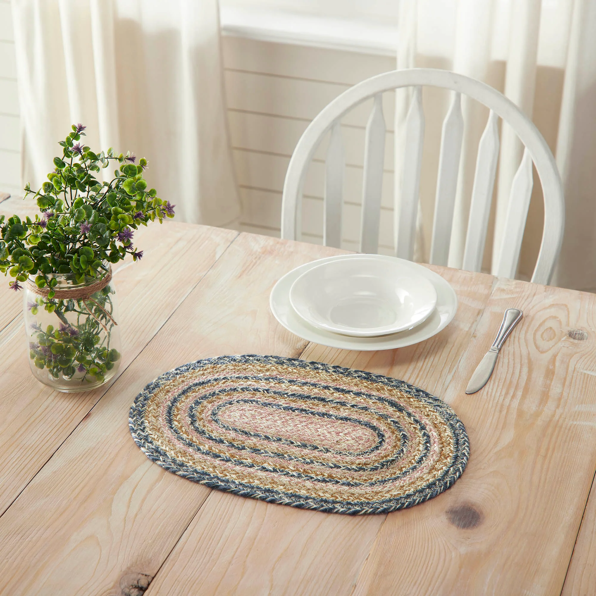 Kaila Jute Oval Placemat 10'' x 15''
