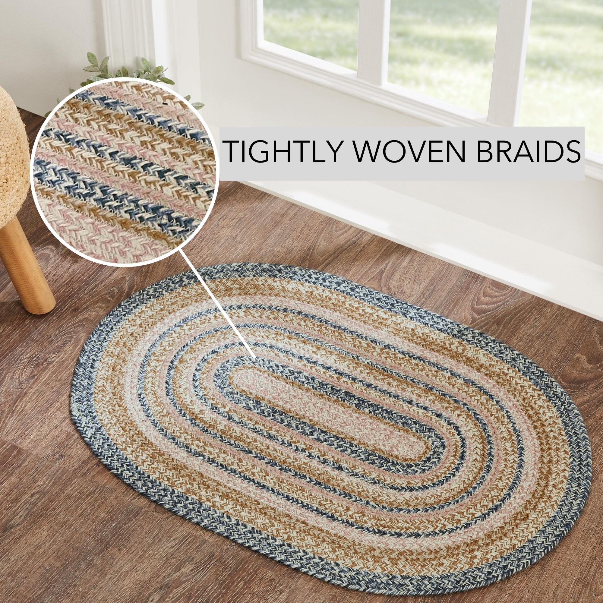 Kaila Jute Oval Rug 24" x 36" - Image 4