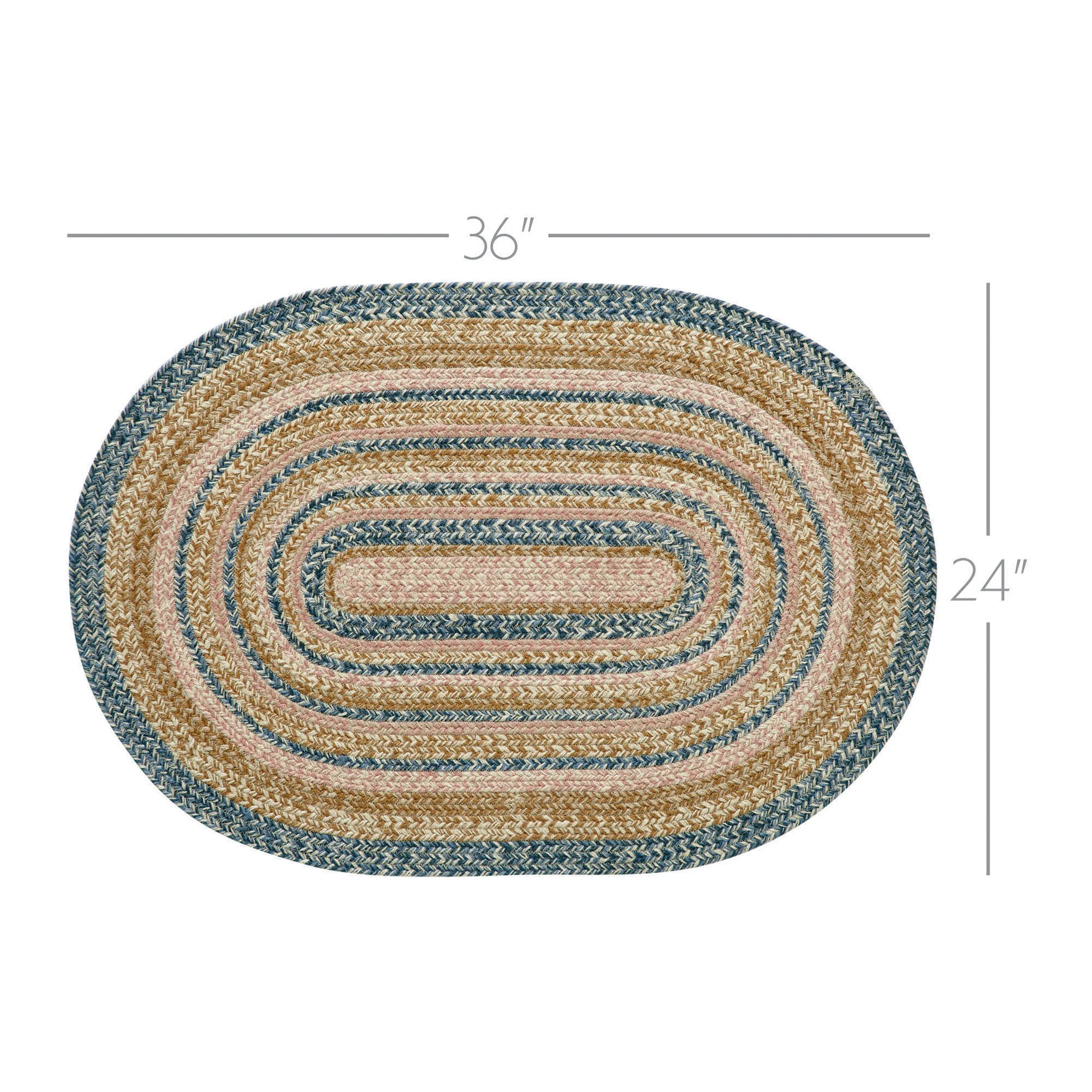 Kaila Jute Oval Rug 24" x 36" - Image 5