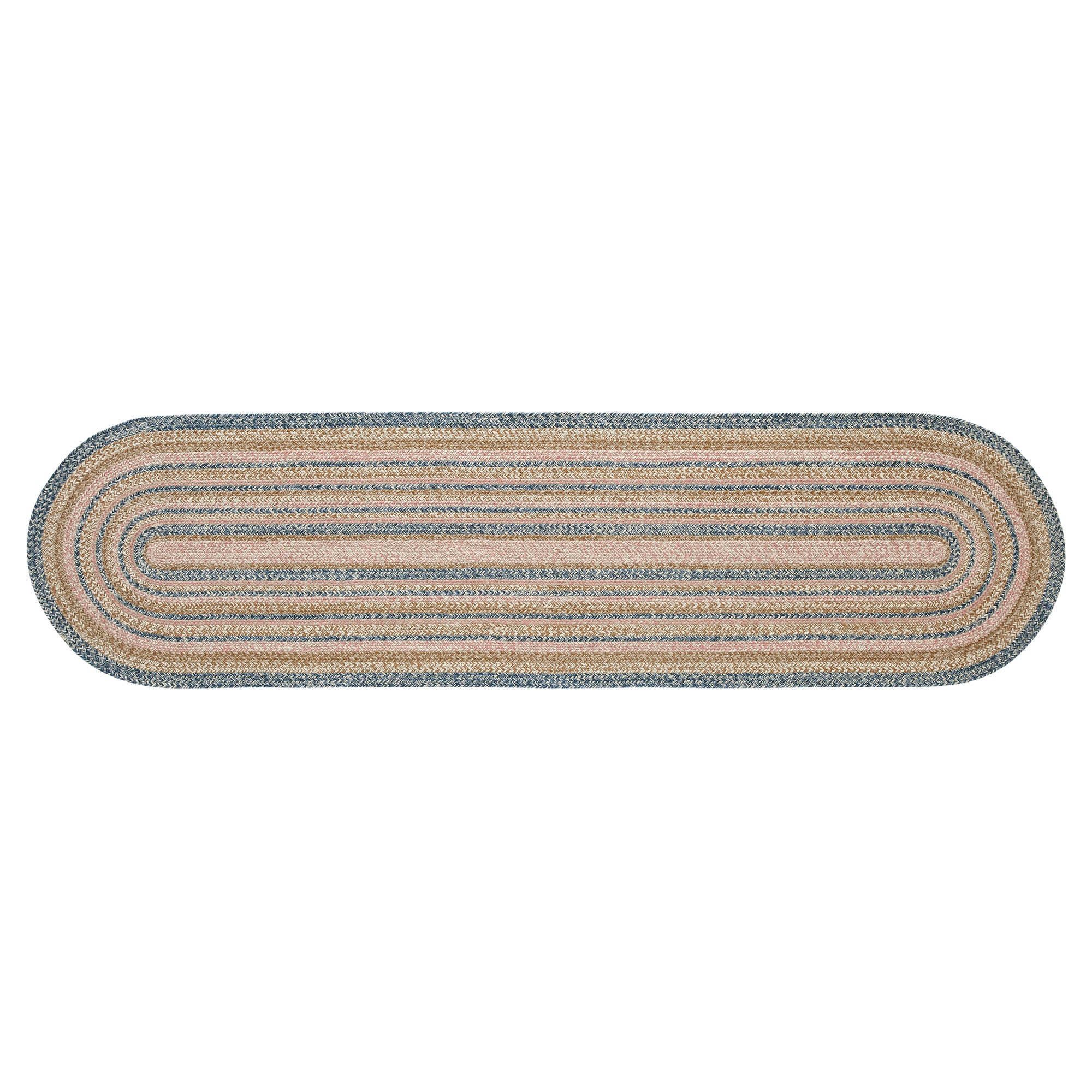 Kaila Jute Oval Rug Runner with Pad 24" x 96" - Image 2