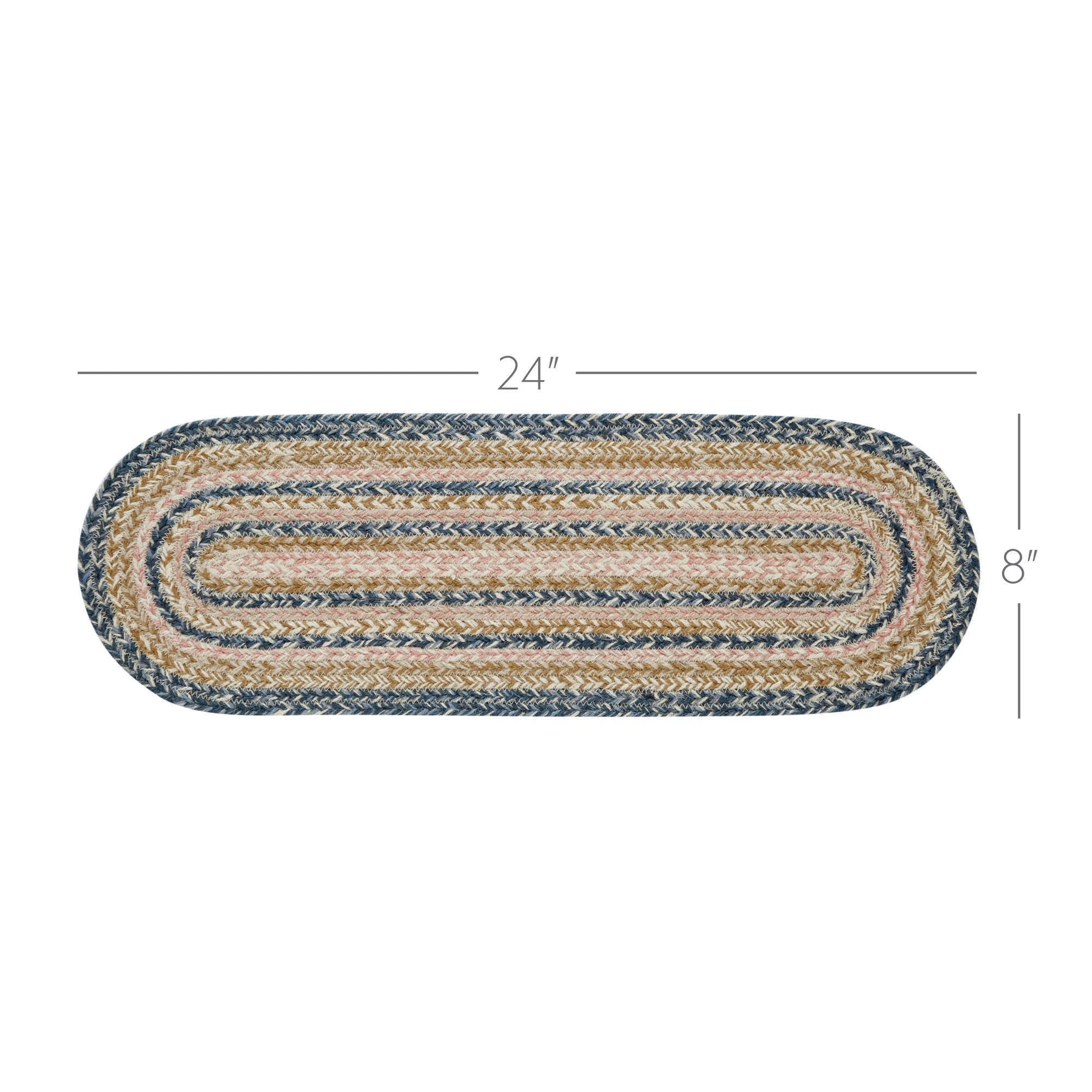 Kaila Jute Oval Runner 8" x 24" - Image 3
