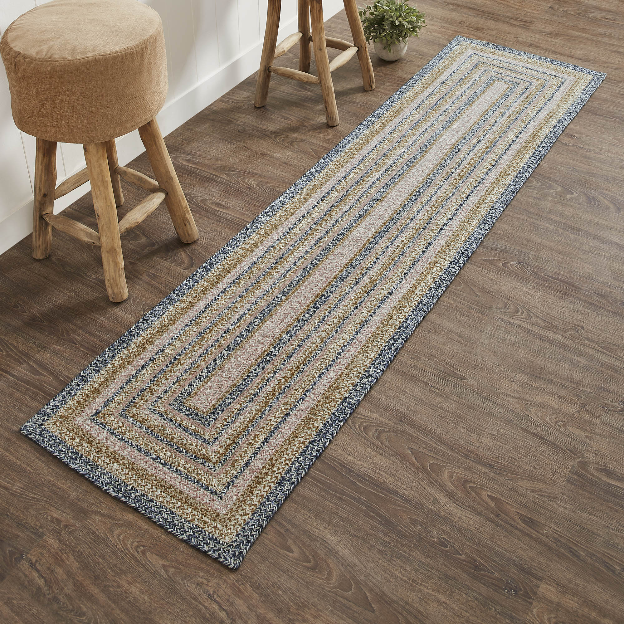 Kaila Jute Rectangle Rug/Runner with Pad 24" x 96"