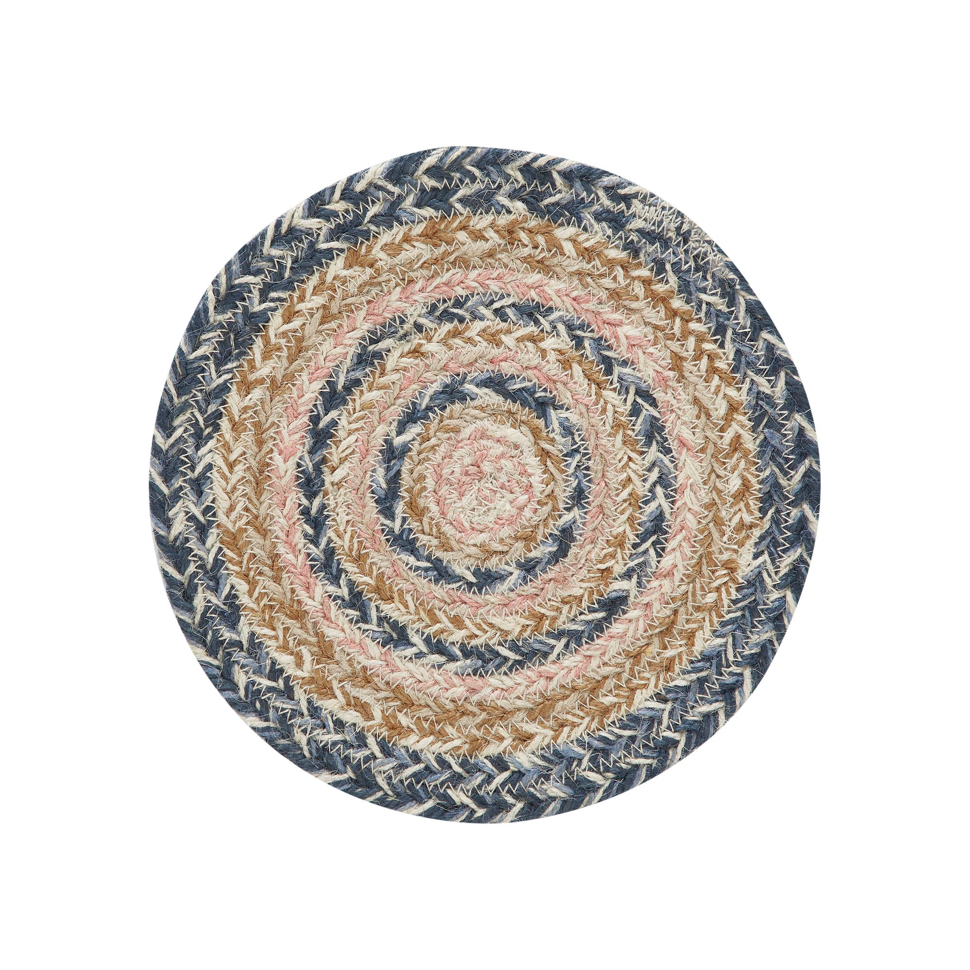 Kaila Woven Jute Trivet 8" Diameter - Image 2