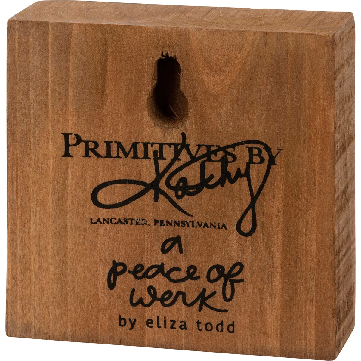 Keep Going 3" Mini Floral Wooden Block Sign - Image 3