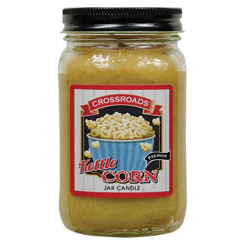 💙 Kettle Corn Pint Jar Candle