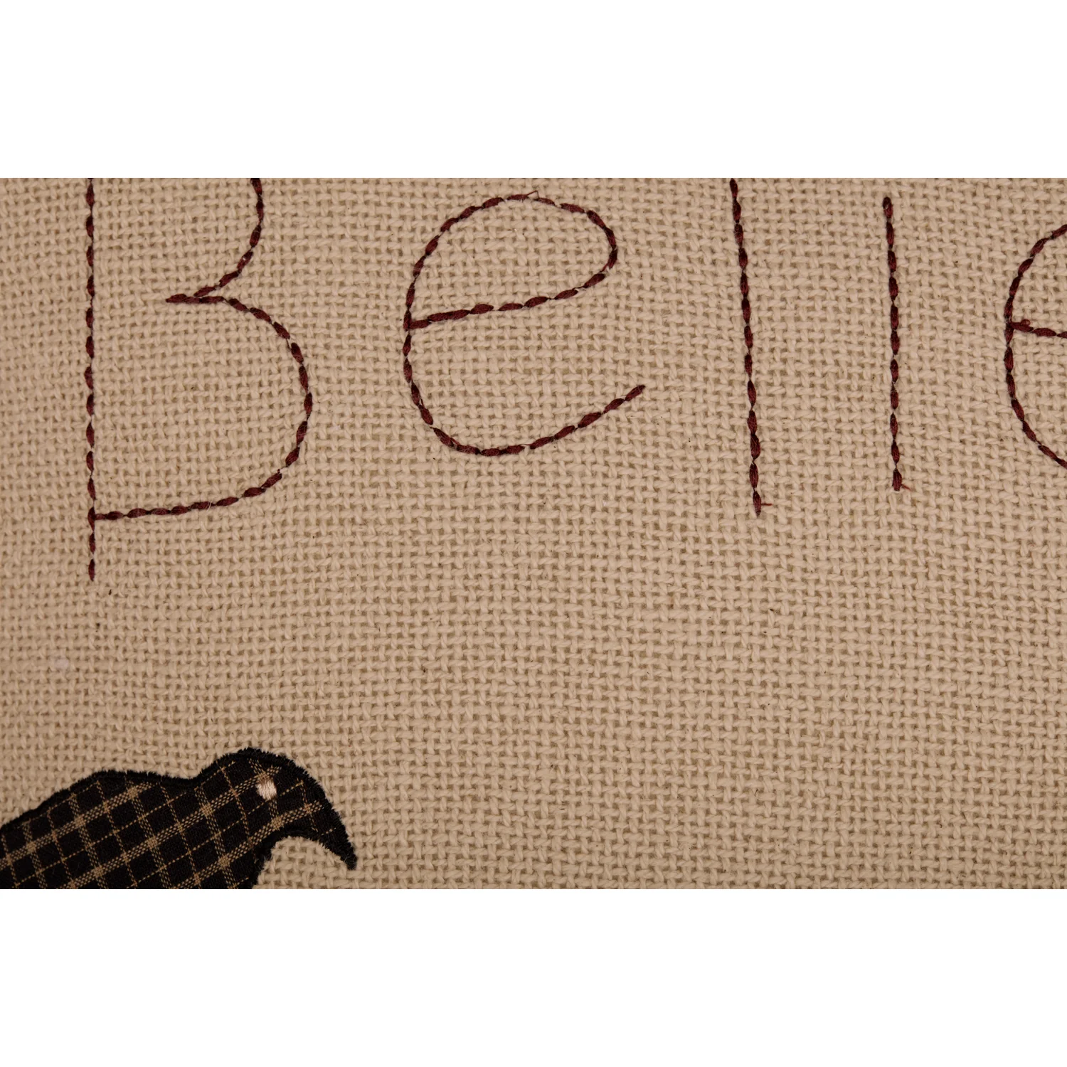 Kettle Grove Believe and Receive Crow 18" Accent Pillow - Image 3