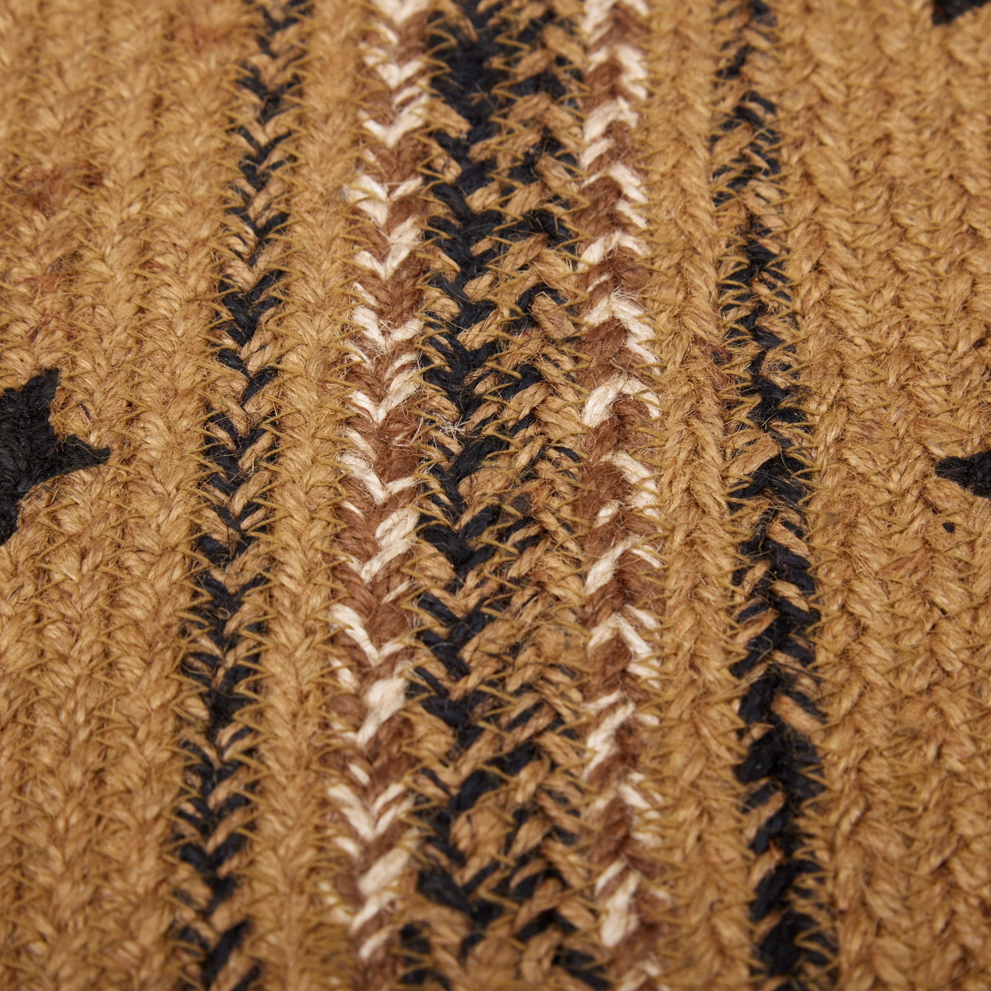 Kettle Grove Jute Rectangule Stair Tread Stencil Stars Border - Image 3