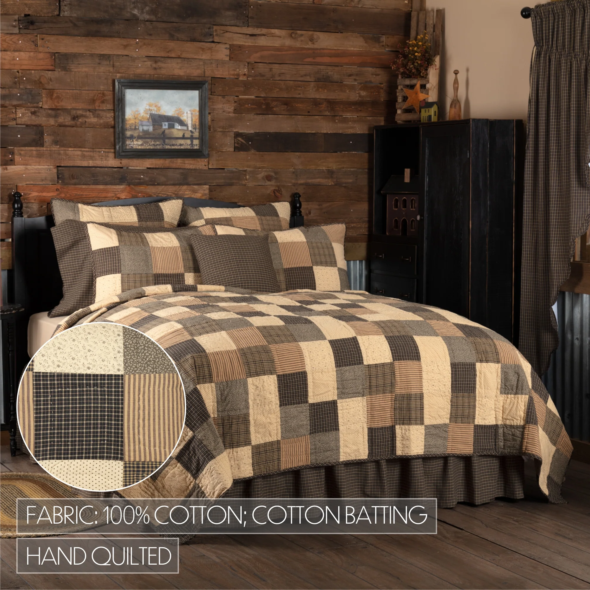 Kettle Grove Queen Quilt 94'' W x 94'' L - Image 6
