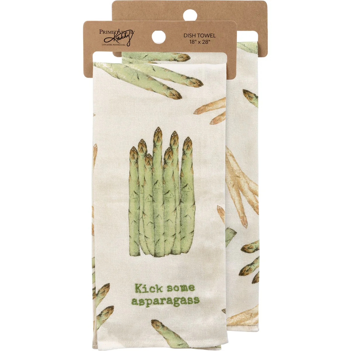 Kick Some Asparagass Kitchen Towel - Image 2