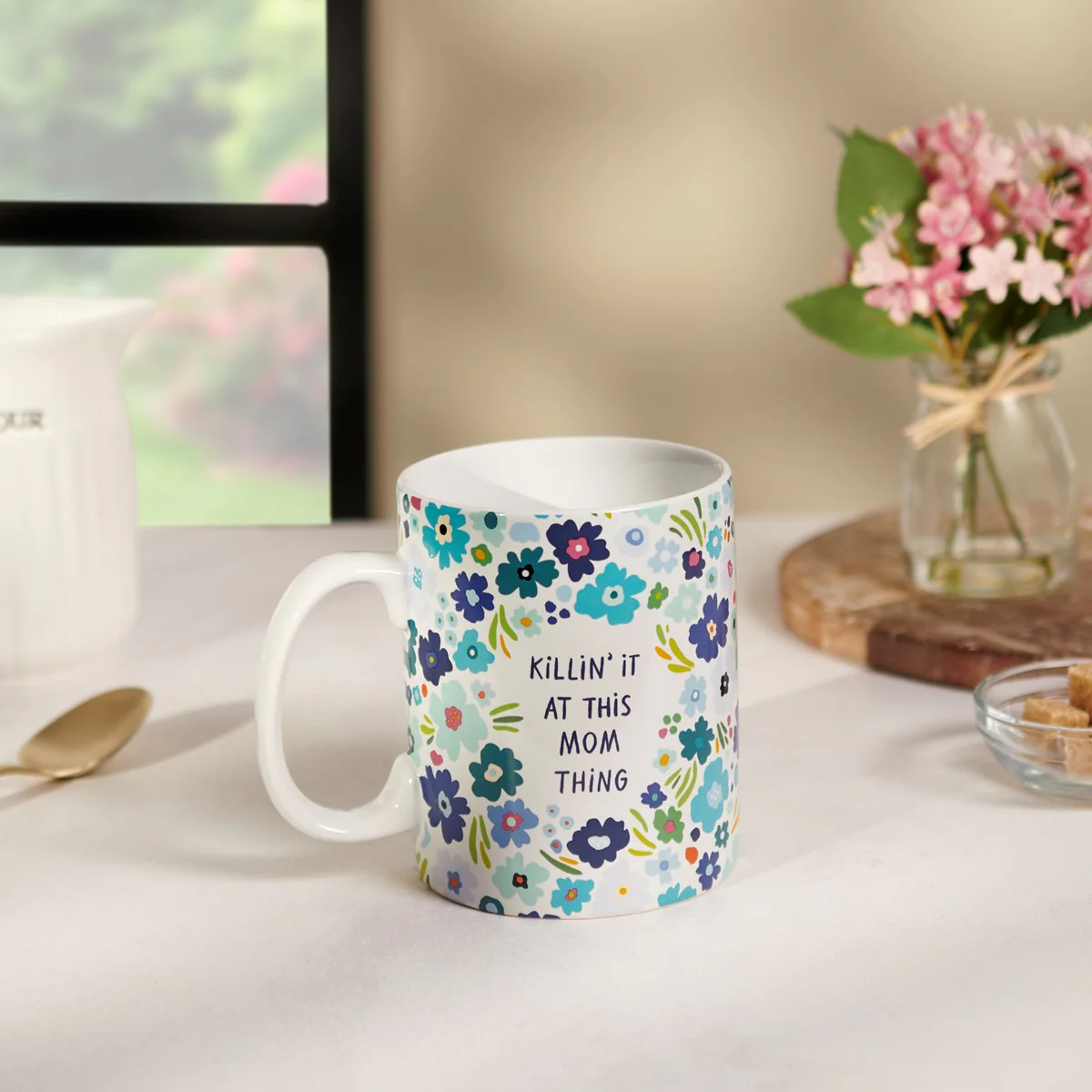 Killin' It At This Mom Thing 20 oz Ceramic Mug - Image 2
