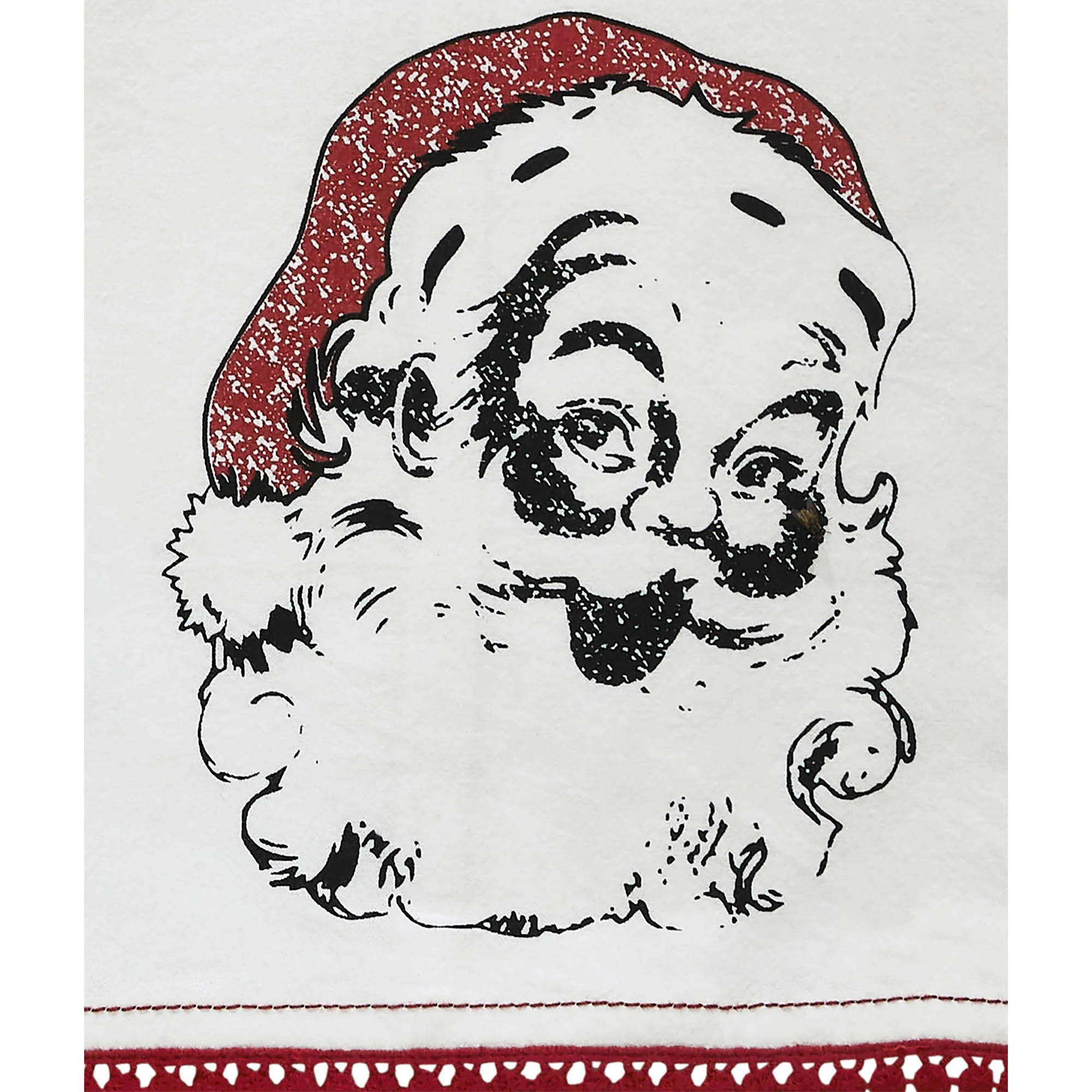 💙 Kringle Ho Ho Ho White Set of 2 Tea Towels - Image 5