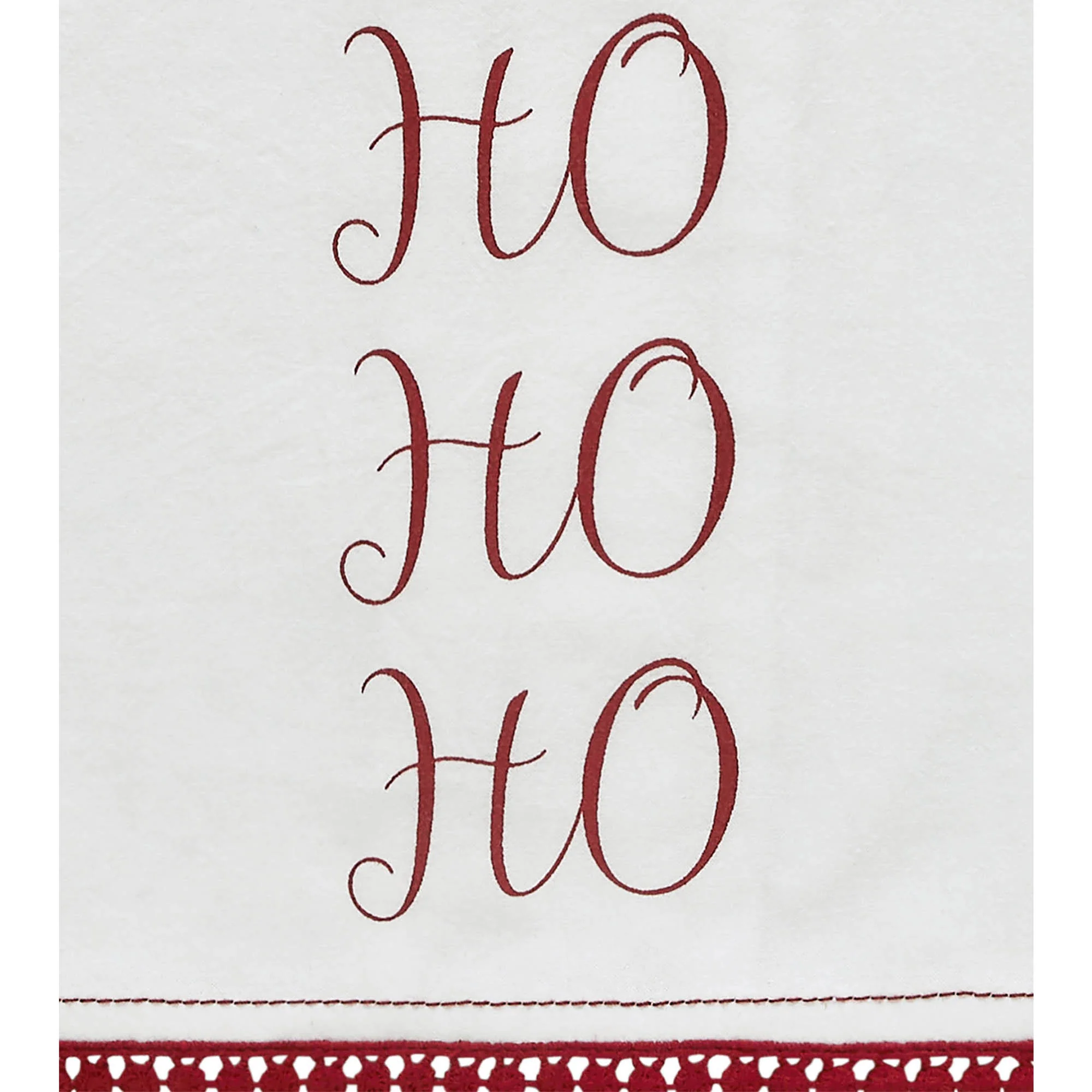 💙 Kringle Ho Ho Ho White Set of 2 Tea Towels - Image 6