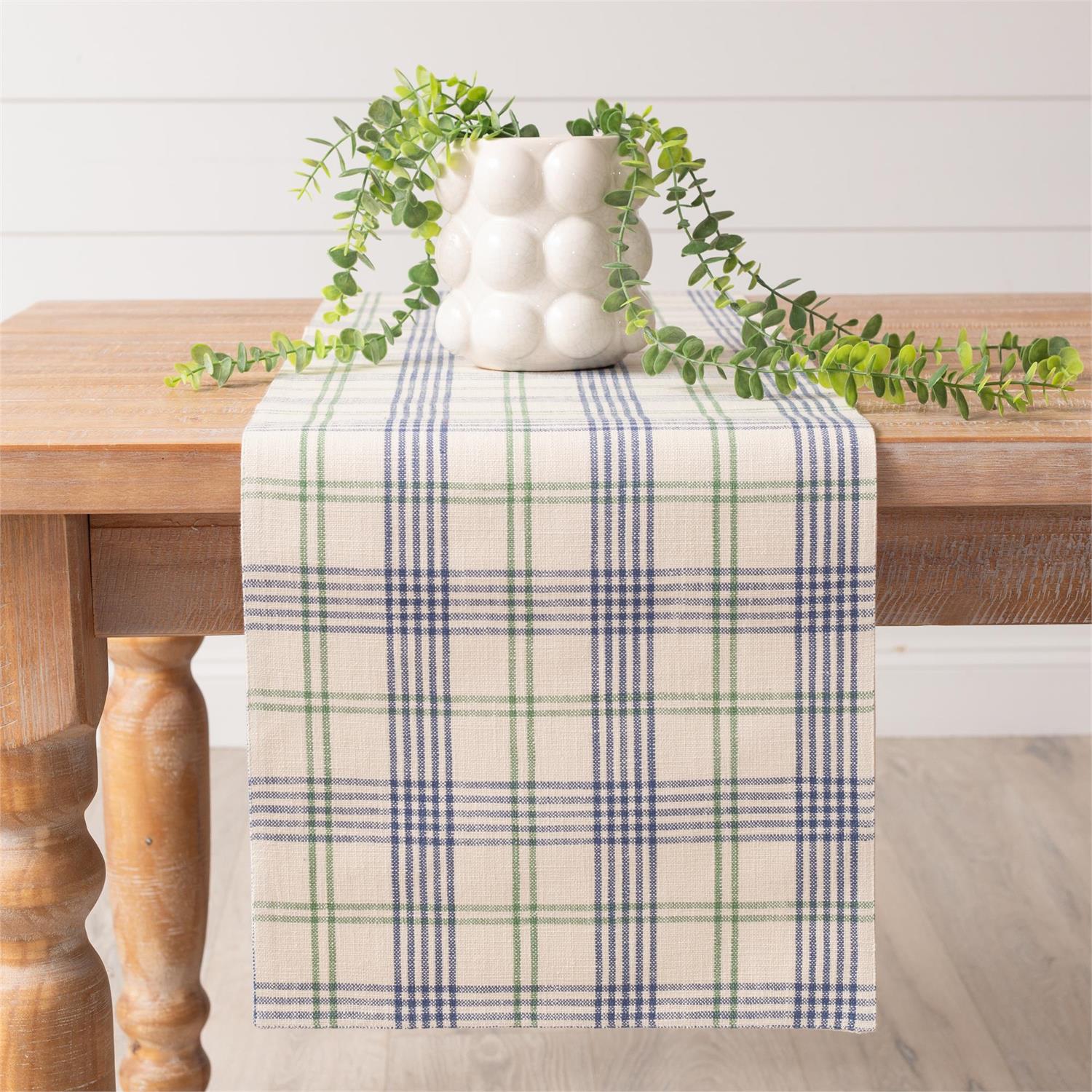 Lakehouse Plaid 72" Table Runner - Image 3