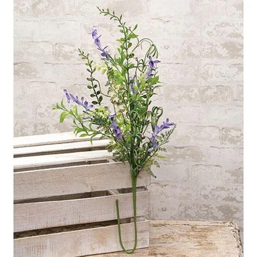 Lakeside Iris 31" Faux Floral Spray