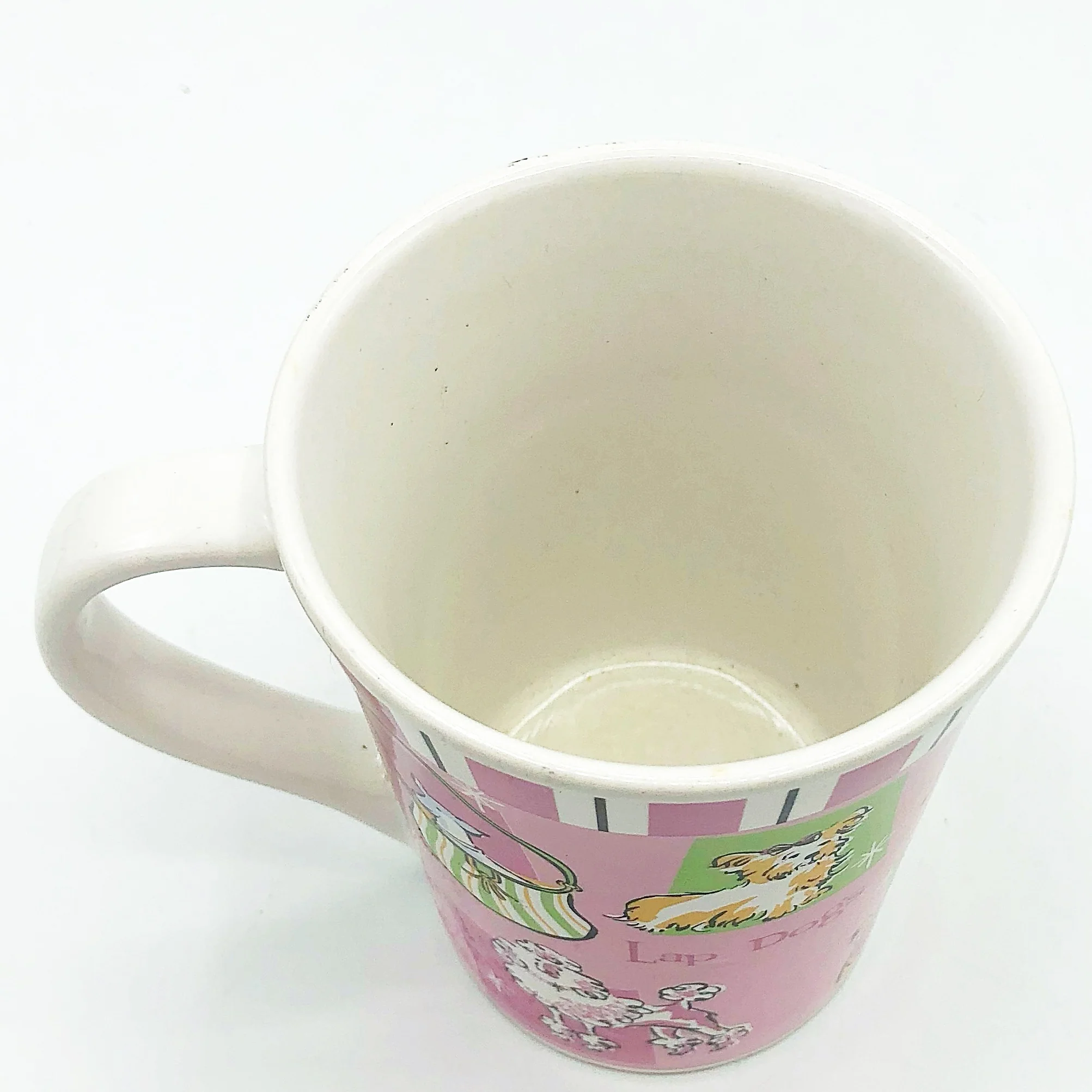 Lap Dog by Riviera Van Beers Pink Mug - Image 5