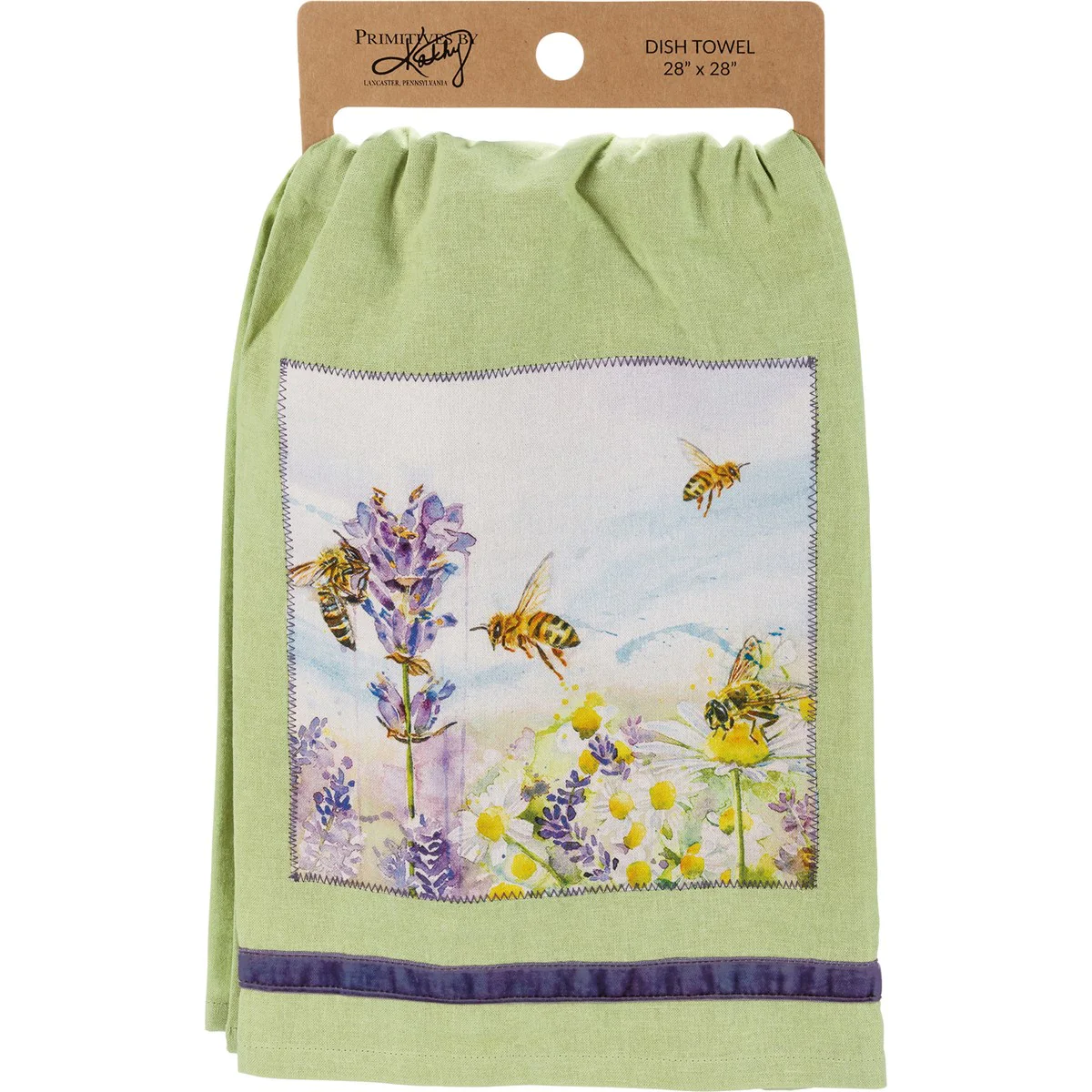 Surprise Me Sale 🤭 Lavender Bees and Flowers Kitchen Towel