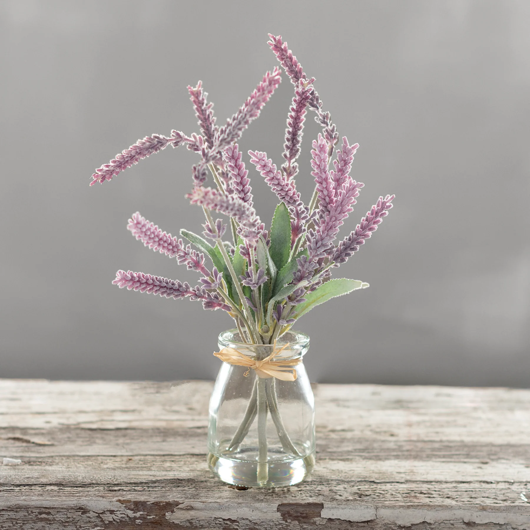 💙 Lavender Blooms Faux Florals in a Vase
