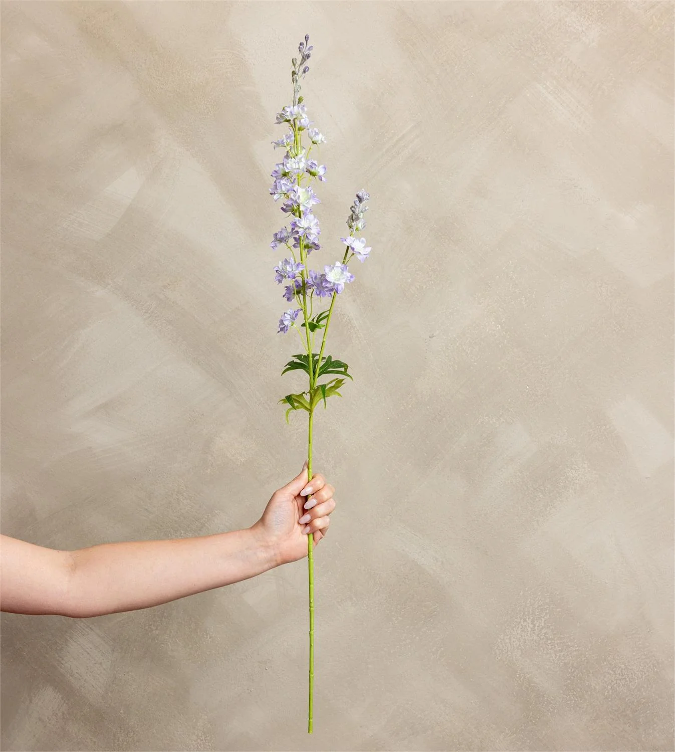 Lavender Larkspur 34" Faux Floral Stem