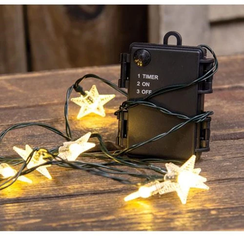 LED Star Lights 10 Count 4.5 ft long - Image 3