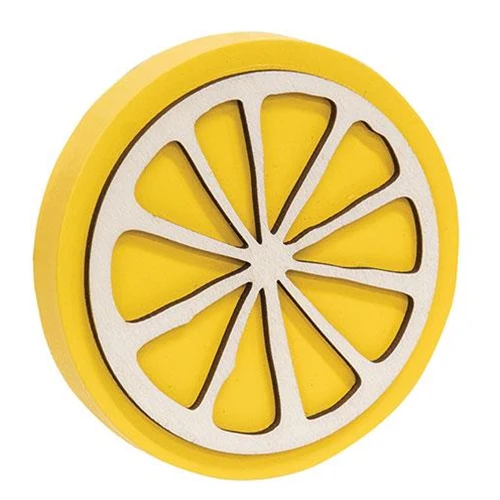 Lemon Slice 3.25" Shelf Sitter Block