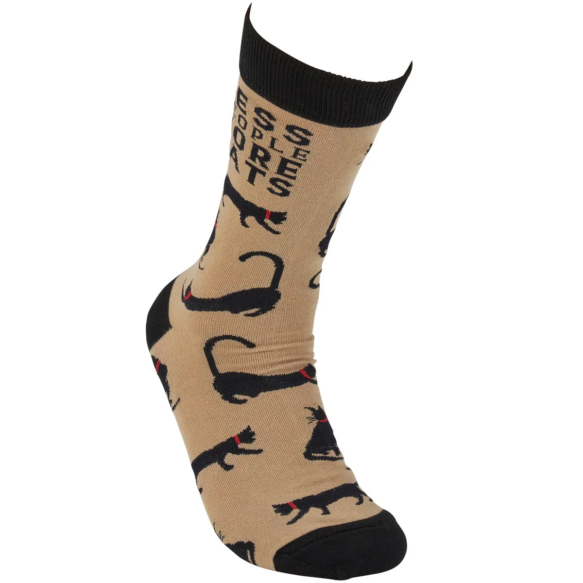 Less People More Cats Fun Novelty Socks - Image 3