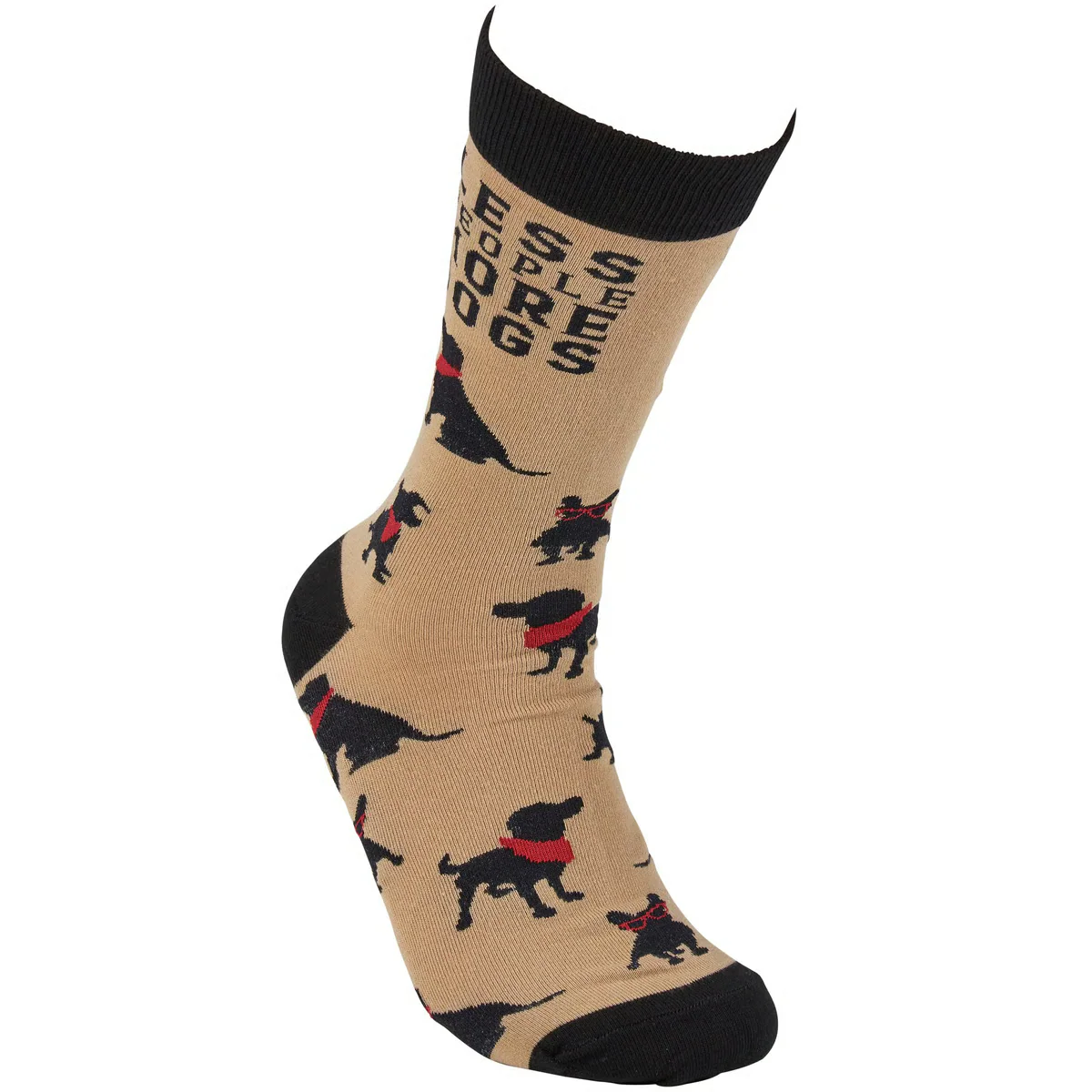 Less People More Dogs Fun Novelty Socks - Image 3