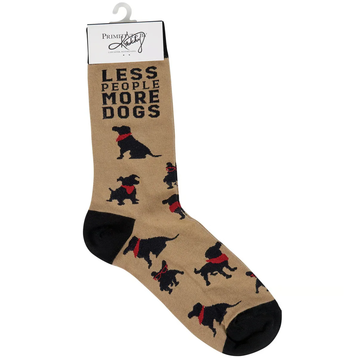 Less People More Dogs Fun Novelty Socks - Image 4
