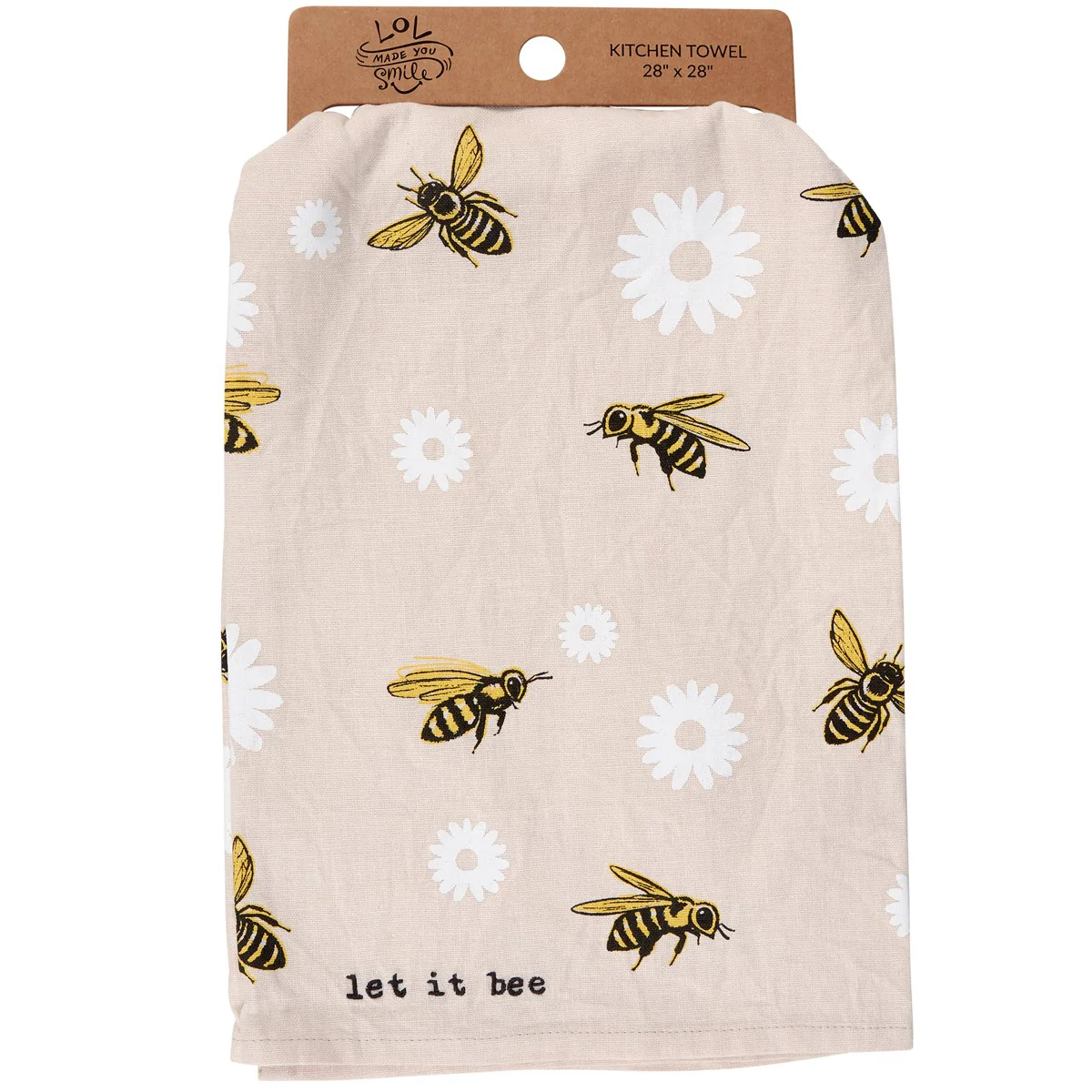 ๐ Let It Bee Kitchen Towel