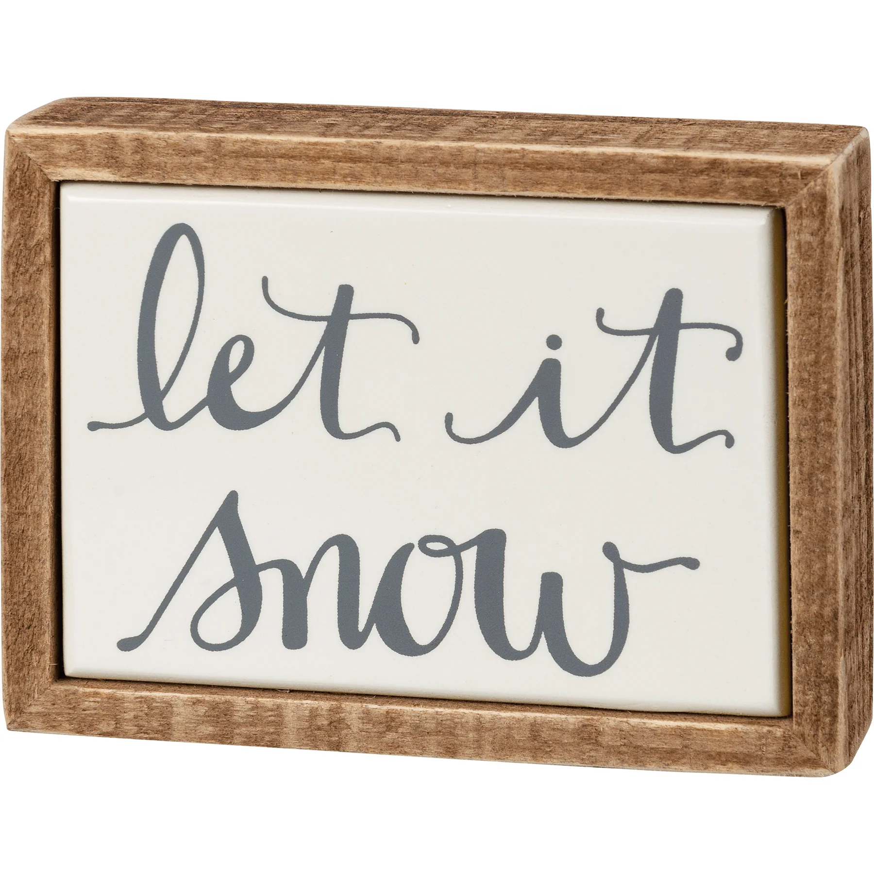 💙 Let It Snow Mini Box Sign