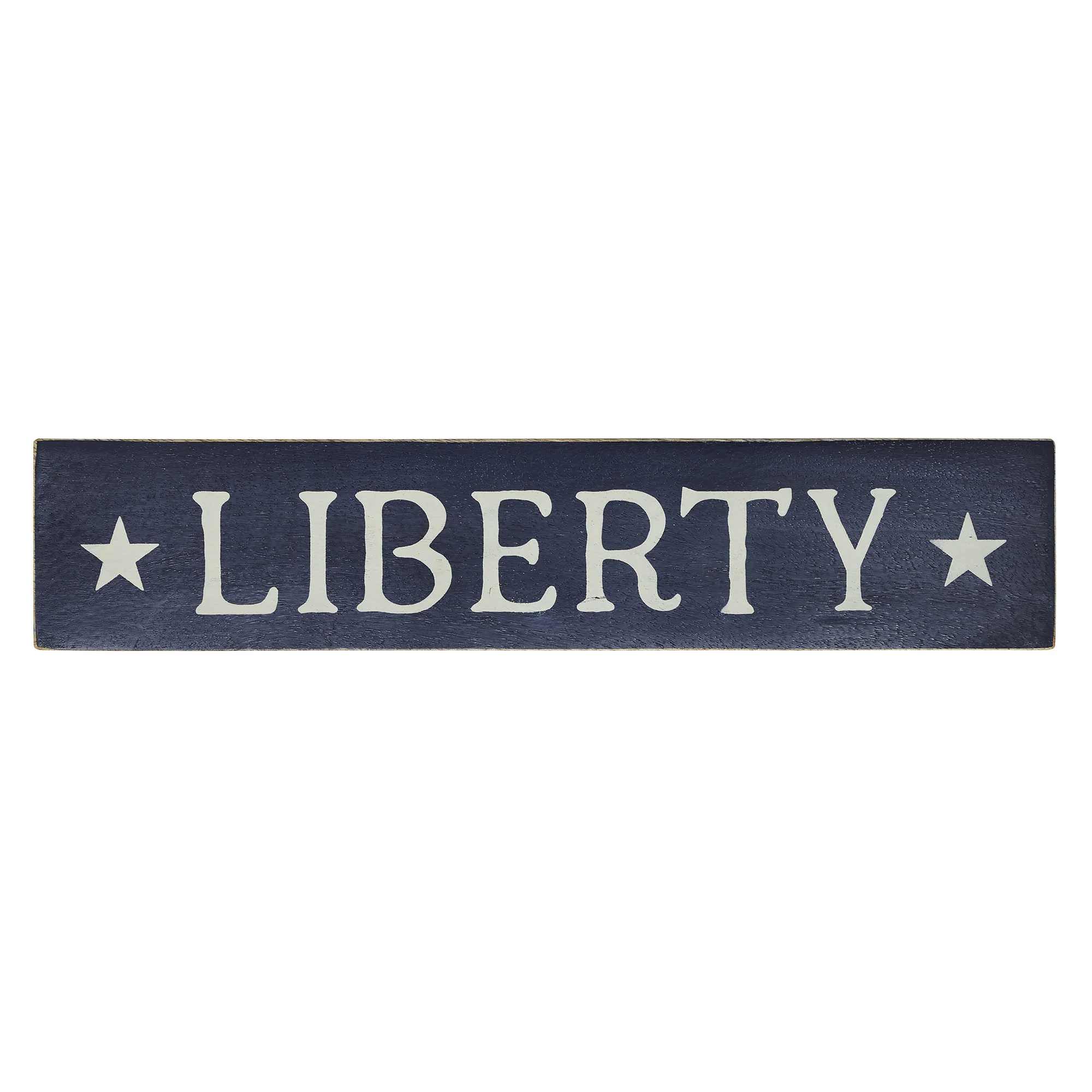 Liberty Stars 13" Navy Wooden Sign - Image 4
