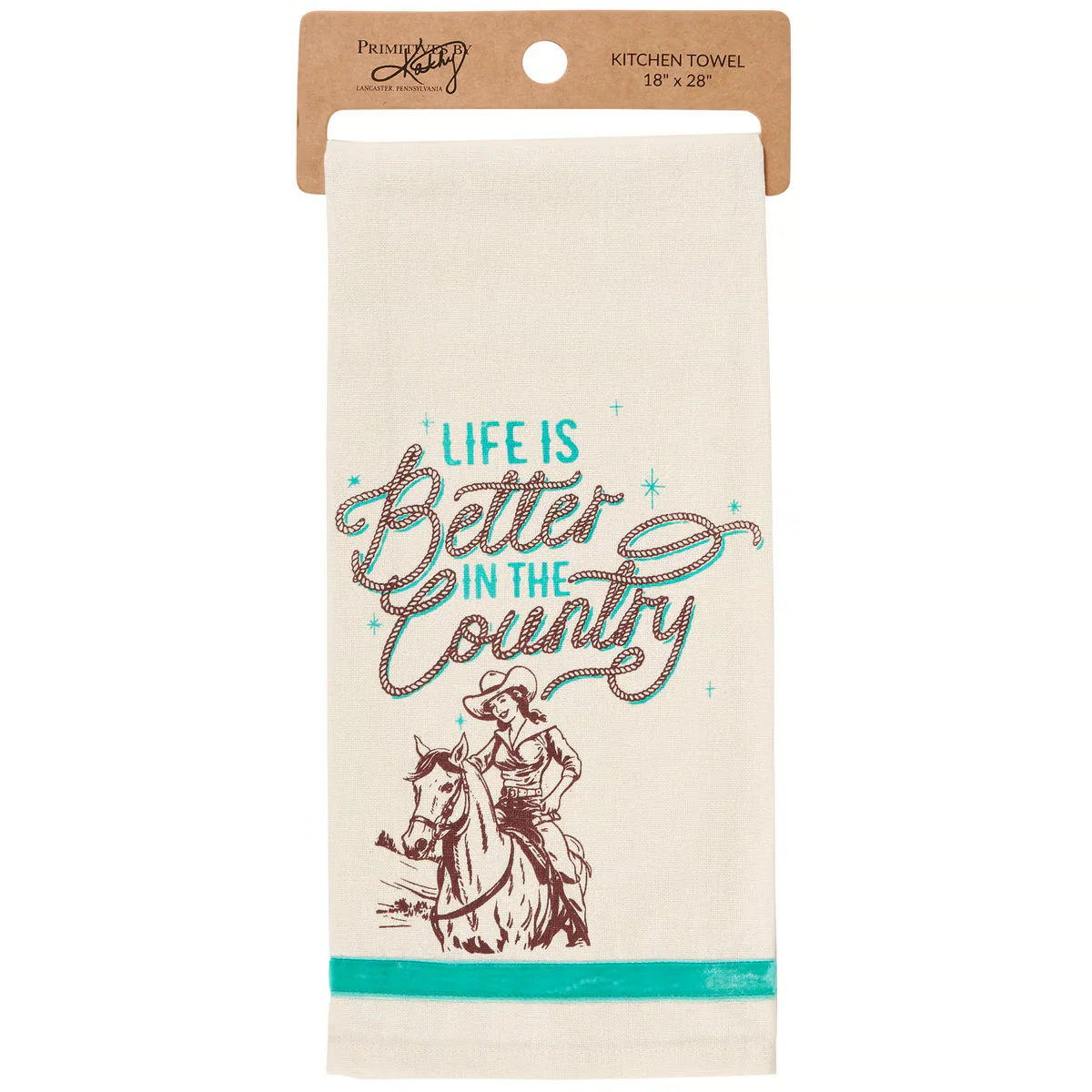 Life Is Better In The Country Kitchen Towel