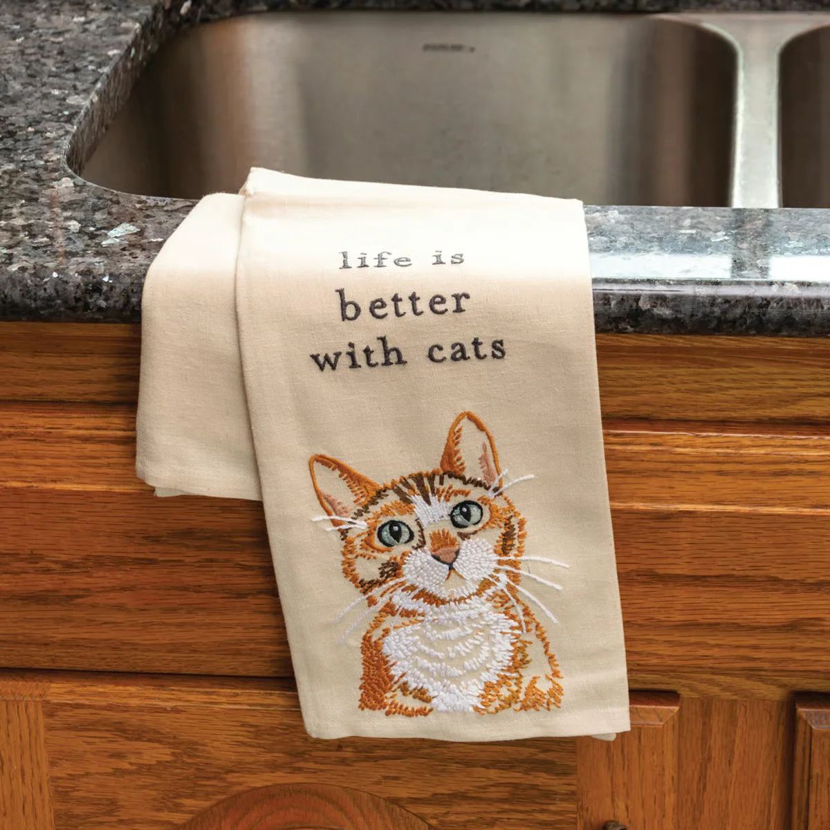 Life Is Better With Cats Kitchen Towel - Image 2