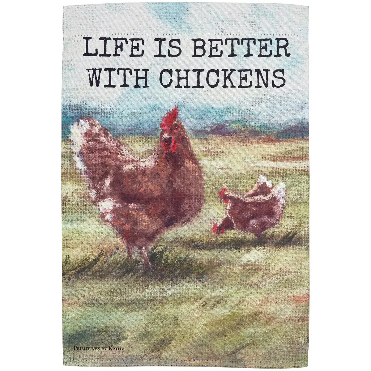 Life is Better With Chickens Garden Flag - Image 3