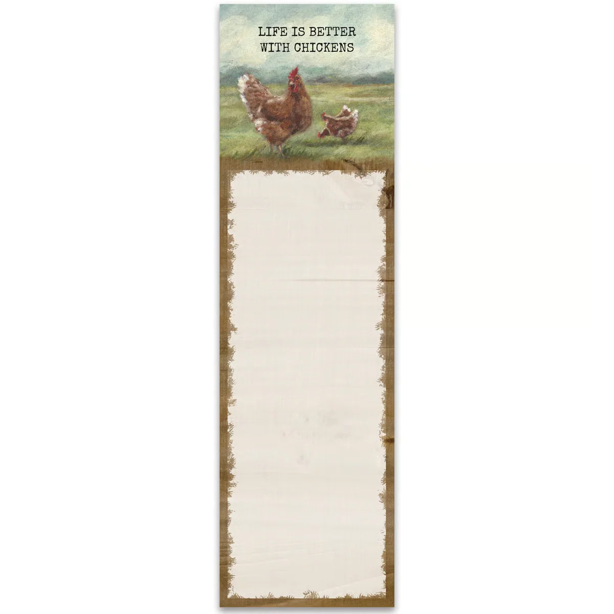 ๐ Life Is Better With Chickens Magnetic List Pad