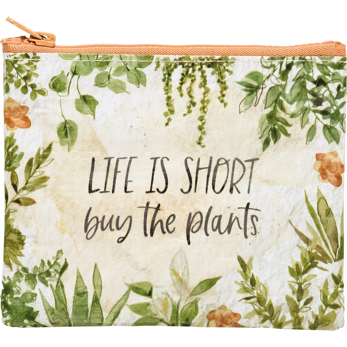 Life is Short Buy the Plants Zipper Wallet - Image 3