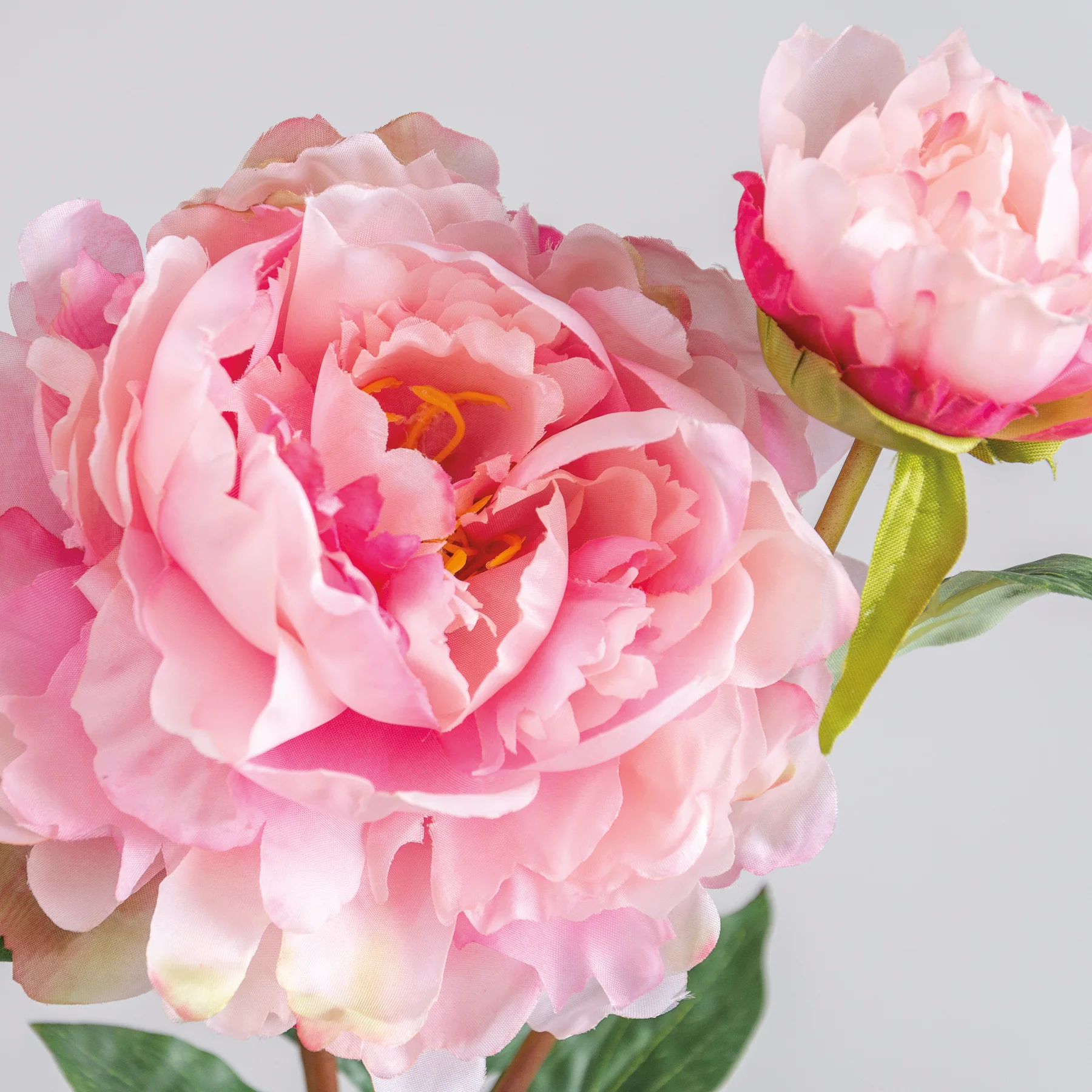 ๐ Light Pink Peony 24" Faux Floral Stem - Image 3
