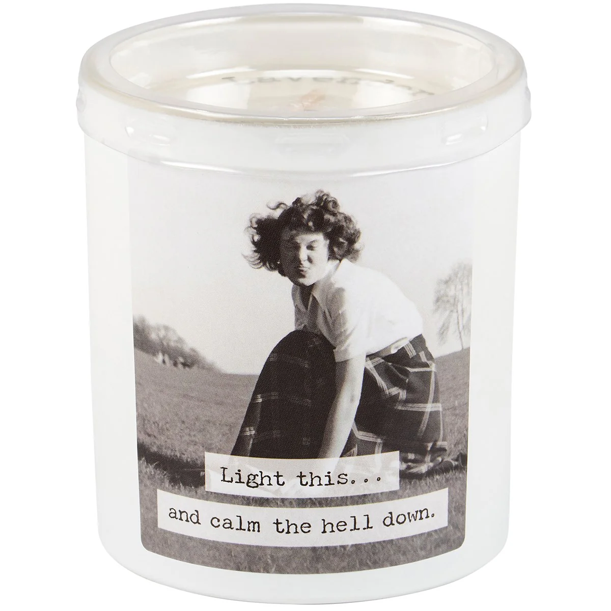 Light This... And Calm Down 8 oz Candle Lavender Scent - Image 4