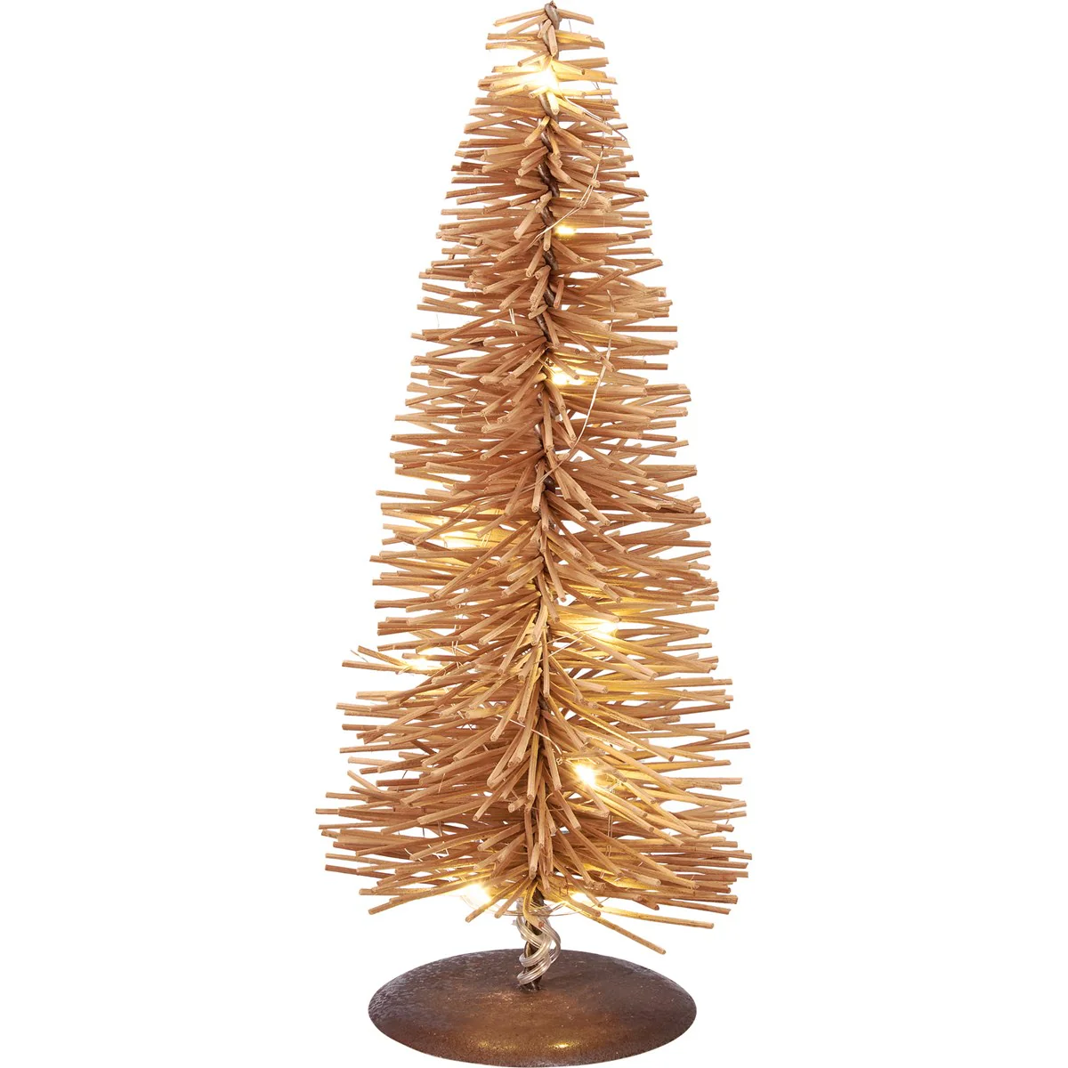 Surprise Me Sale 🤭 Lighted Rattan Tree Set 16" and 12" H - Image 5