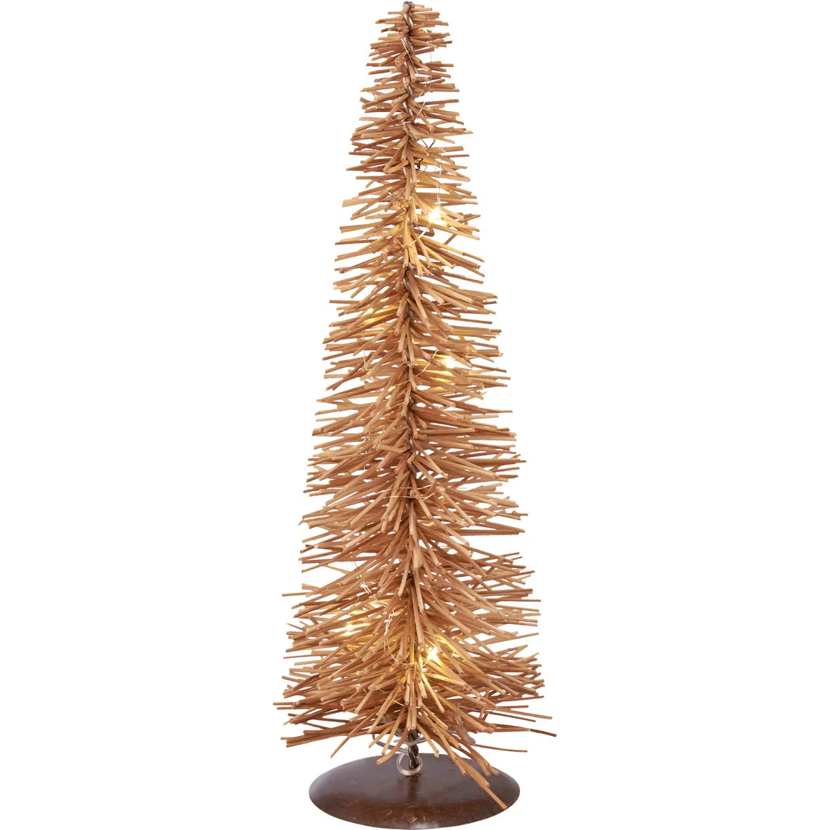 Surprise Me Sale 🤭 Lighted Rattan Tree Set 16" and 12" H - Image 6