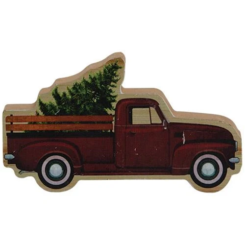 ๐ Lil' Fresh Cut Tree & Truck Wood Sitter - Image 2