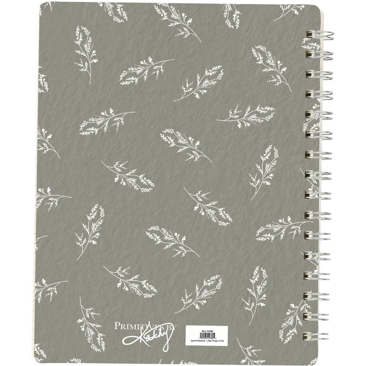 Little Things In Life Mushroom Botanical Spiral Notebook - Image 4