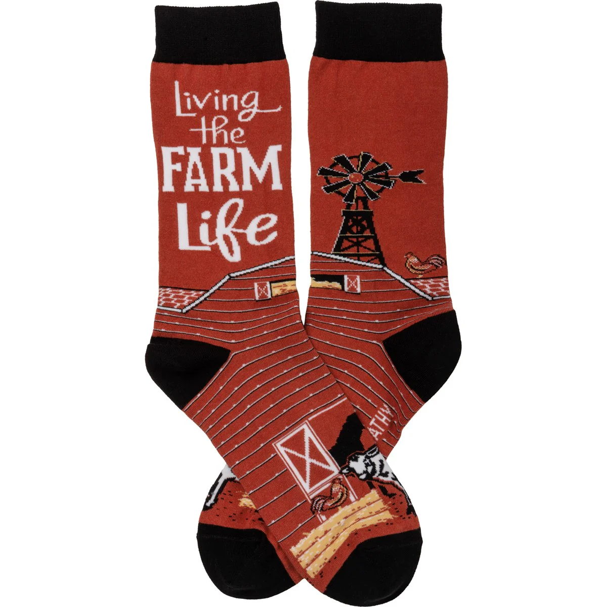 Living The Farm Life Novelty Socks - Image 2