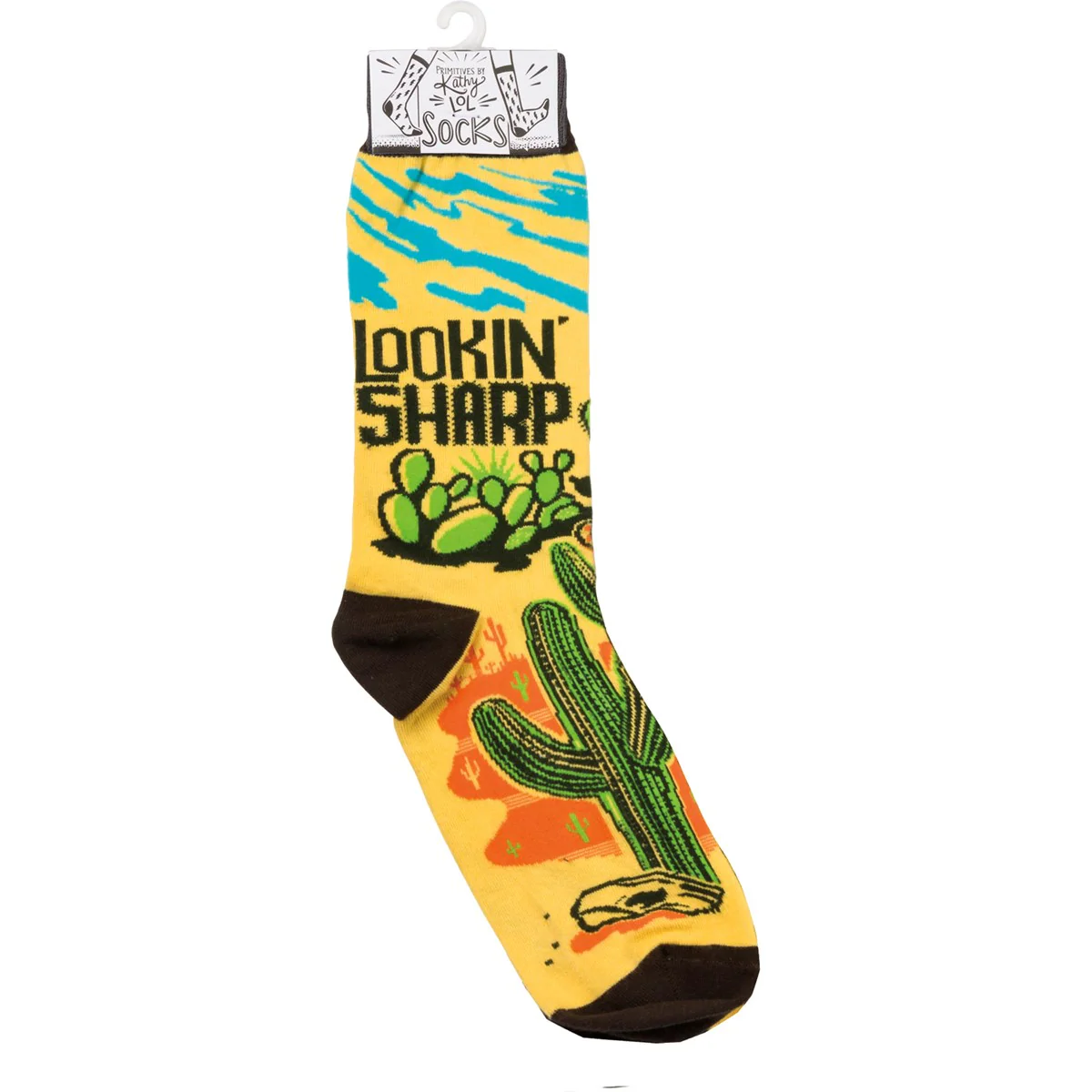 💙 Lookin' Sharp Cactus Fun Unisex Socks - Image 2