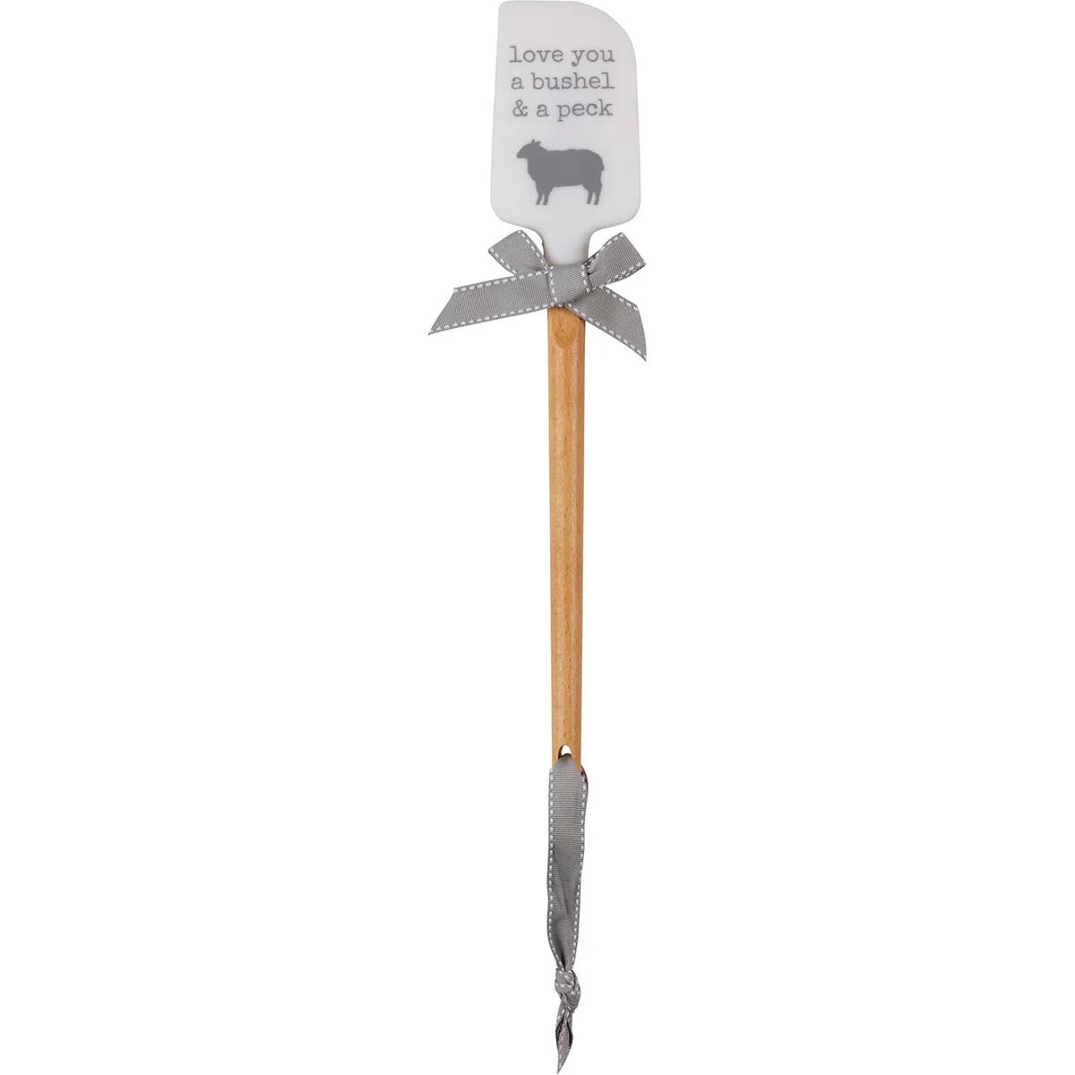 ๐ Love You A Bushel & A Peck Sheep Grey Buffalo Check Spatula - Image 3