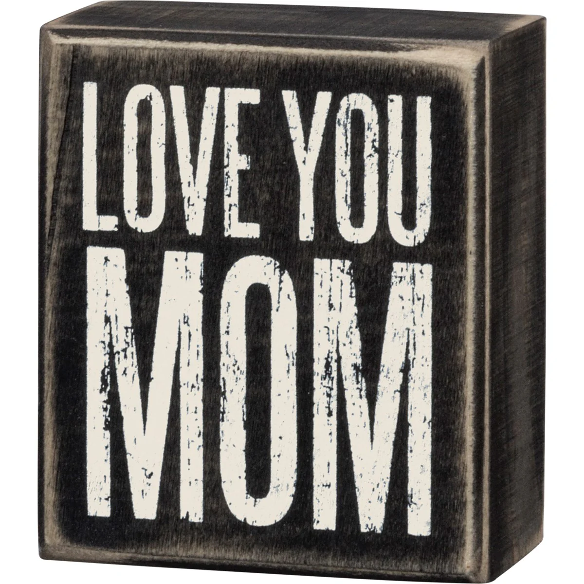 C126Love You Mom 3.5" Small Box Sign