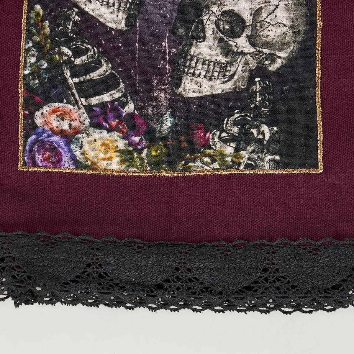 ๐ Love You To Death Skeleton Kitchen Towel - Image 4
