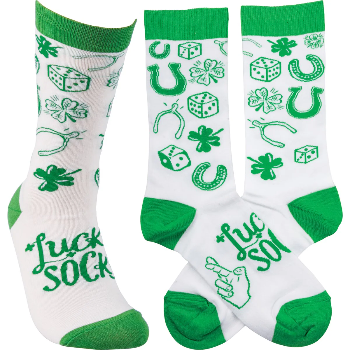 ๐ Lucky St Patricks Day Unisex Fun Socks