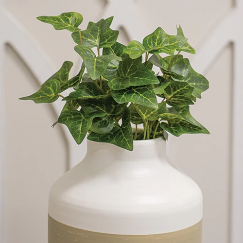 Lush Ivy 13" Faux Foliage Bush - Image 2