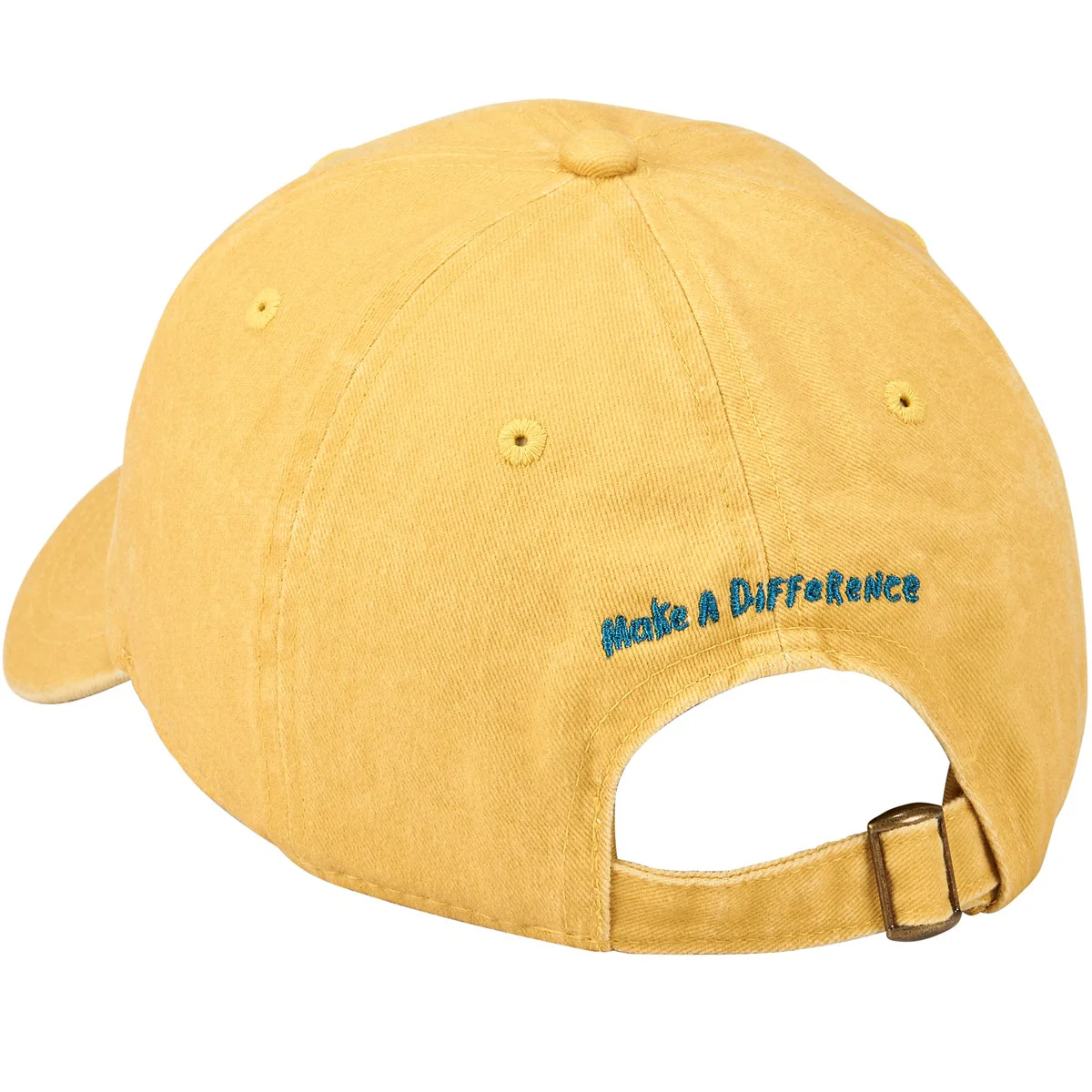 Make A Difference Embroidered Floral Baseball Cap - Image 3